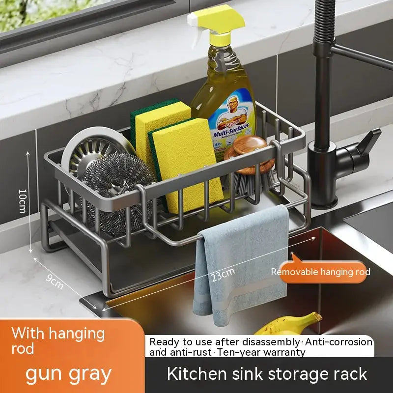 Multifunctional Kitchen Sink Organizer  Warm Home View