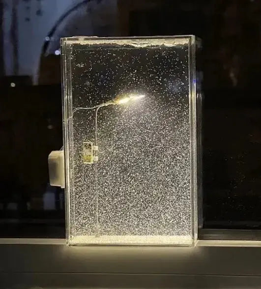 Snow Scene Night Lamp Kit  Warm Home View