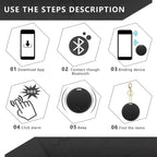 Bluetooth Mini GPS Tracking Air Key Tag Child Pet Finder Tracker Location Device  Warm Home View