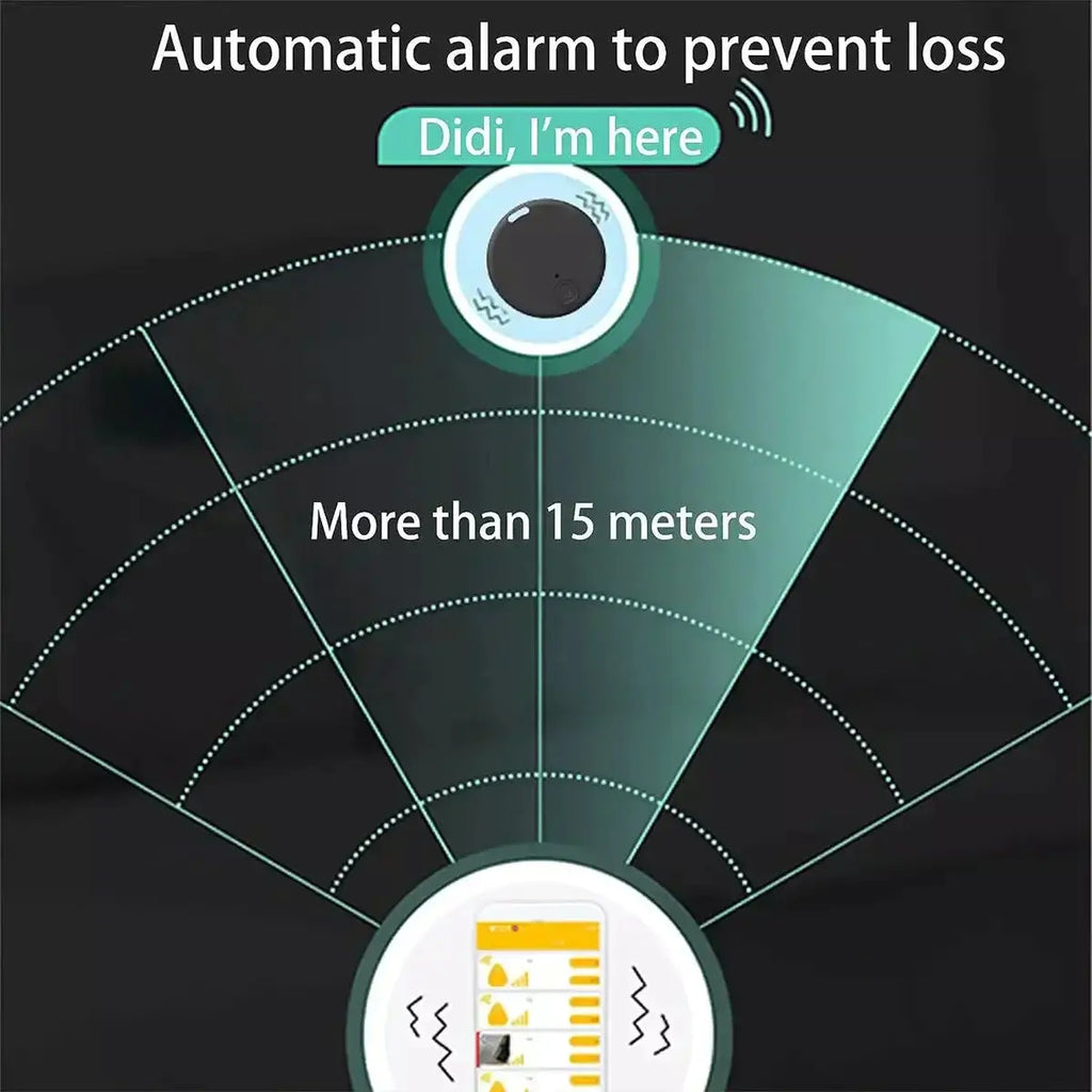 Bluetooth Mini GPS Tracking Air Key Tag Child Pet Finder Tracker Location Device  Warm Home View