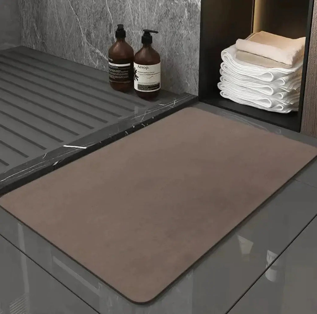 Modern Diatom Ooze Bathroom Floor Mat  Warm Home View
