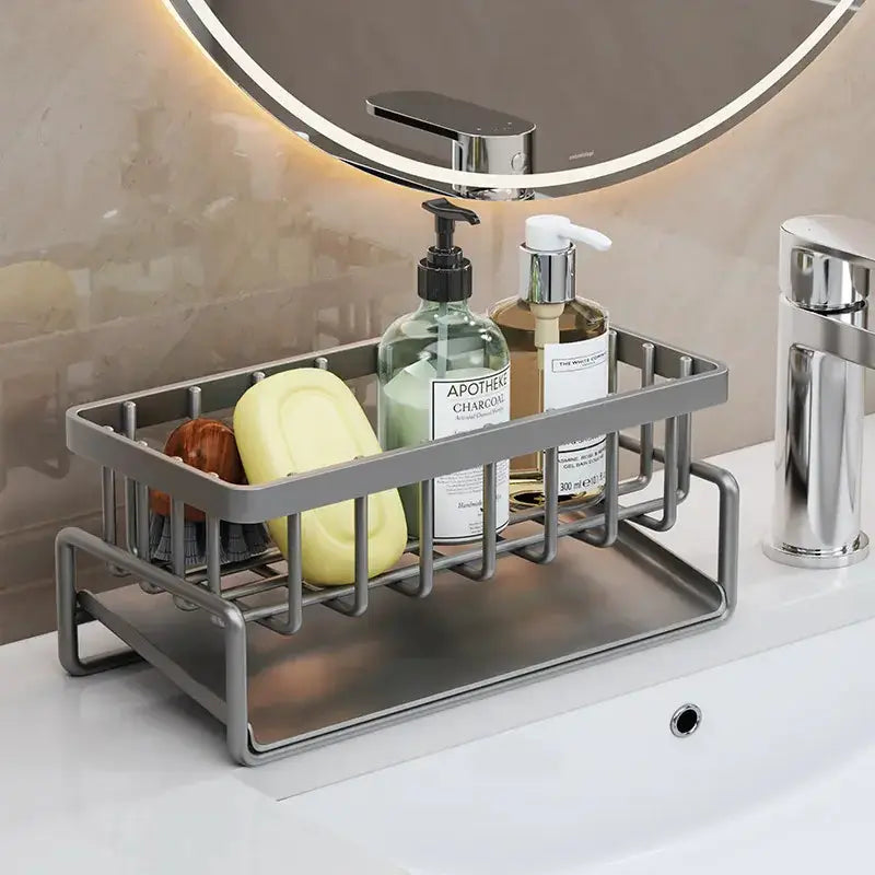 Multifunctional Kitchen Sink Organizer  Warm Home View