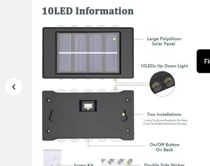 Solar Outdoor Garden Light