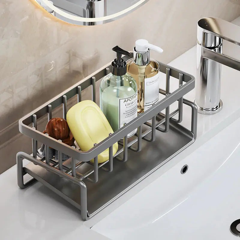 Multifunctional Kitchen Sink Organizer  Warm Home View