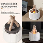 Simulated Flame Aroma Diffuser  Warm Home View