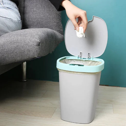 Automatic Flip Trash Bin