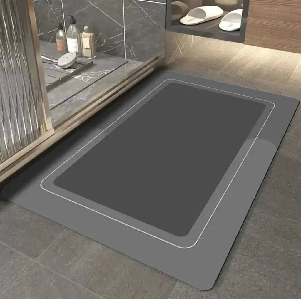 Modern Diatom Ooze Bathroom Floor Mat  Warm Home View