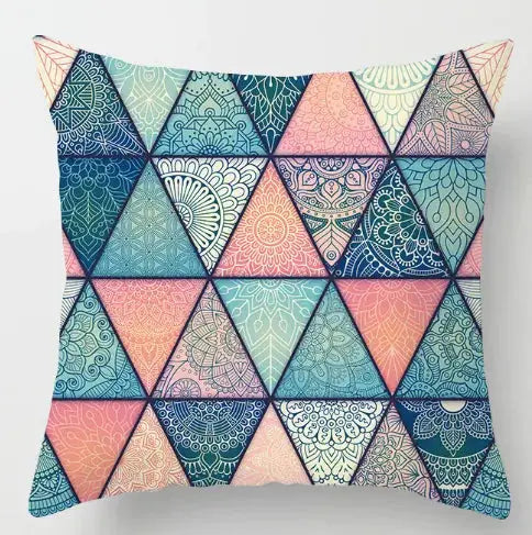 Soft Mandala Sofa Pillowcase  Warm Home View